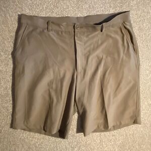 Bolle Golf Shorts Mens W40 Brown Tech Stretch Performance Flat Front